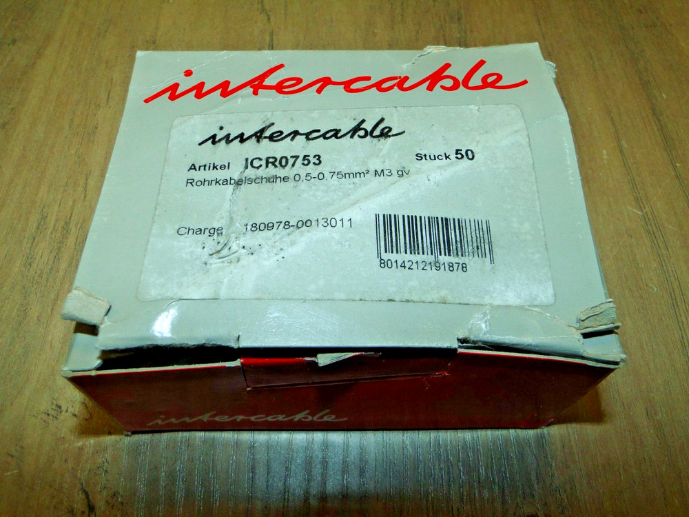 Intercable ICR0753 Cable Lug 75mm2 M3 | 49 Pieces