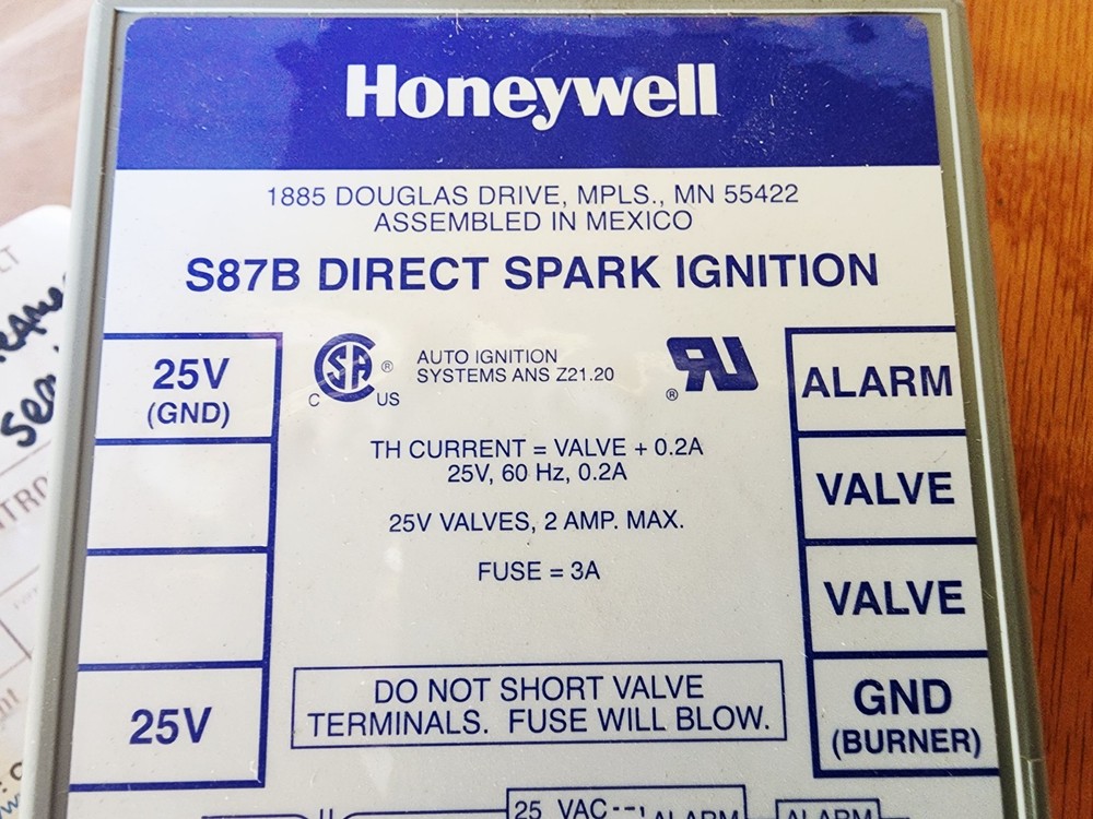Honeywell S87B Ignition Module