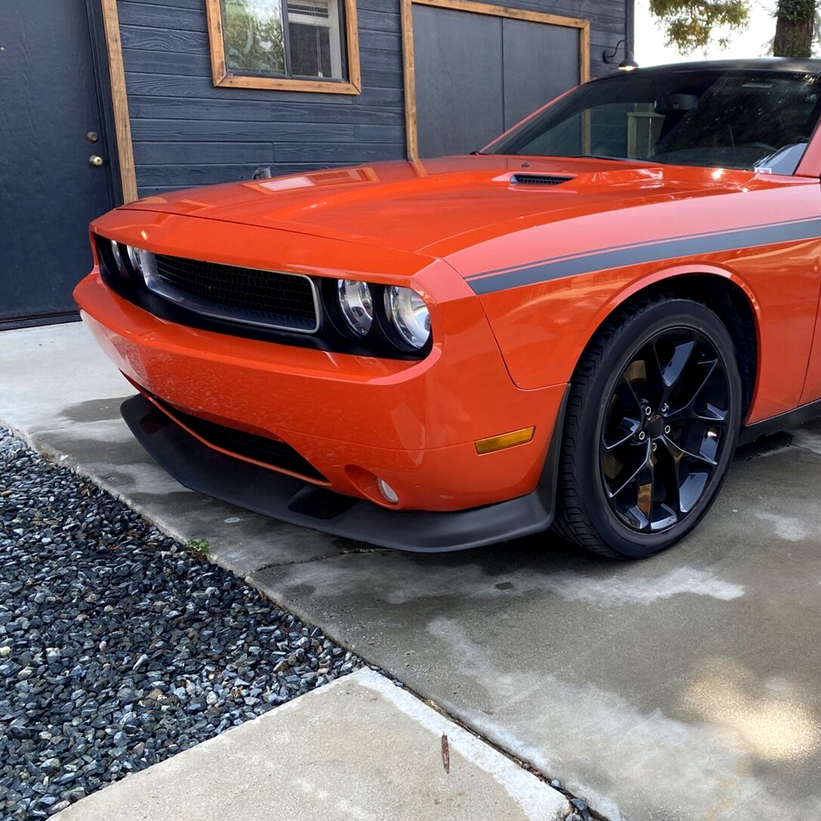 For Dodge Challenger 2008-2014 SRT Style Front Bumper Chin Spoiler Splitter Lip