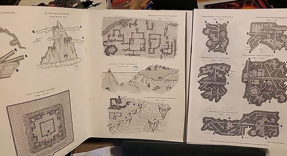 Advanced D&D TSR 9556 Dungeon Builder's Guidebook