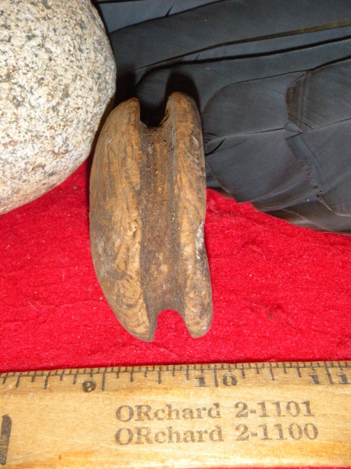 ESKIMO ARTIFACT SEAL FLOAT INFLATOR BERING SEA THULE CULTURE 1600'S SEAL FLOAT