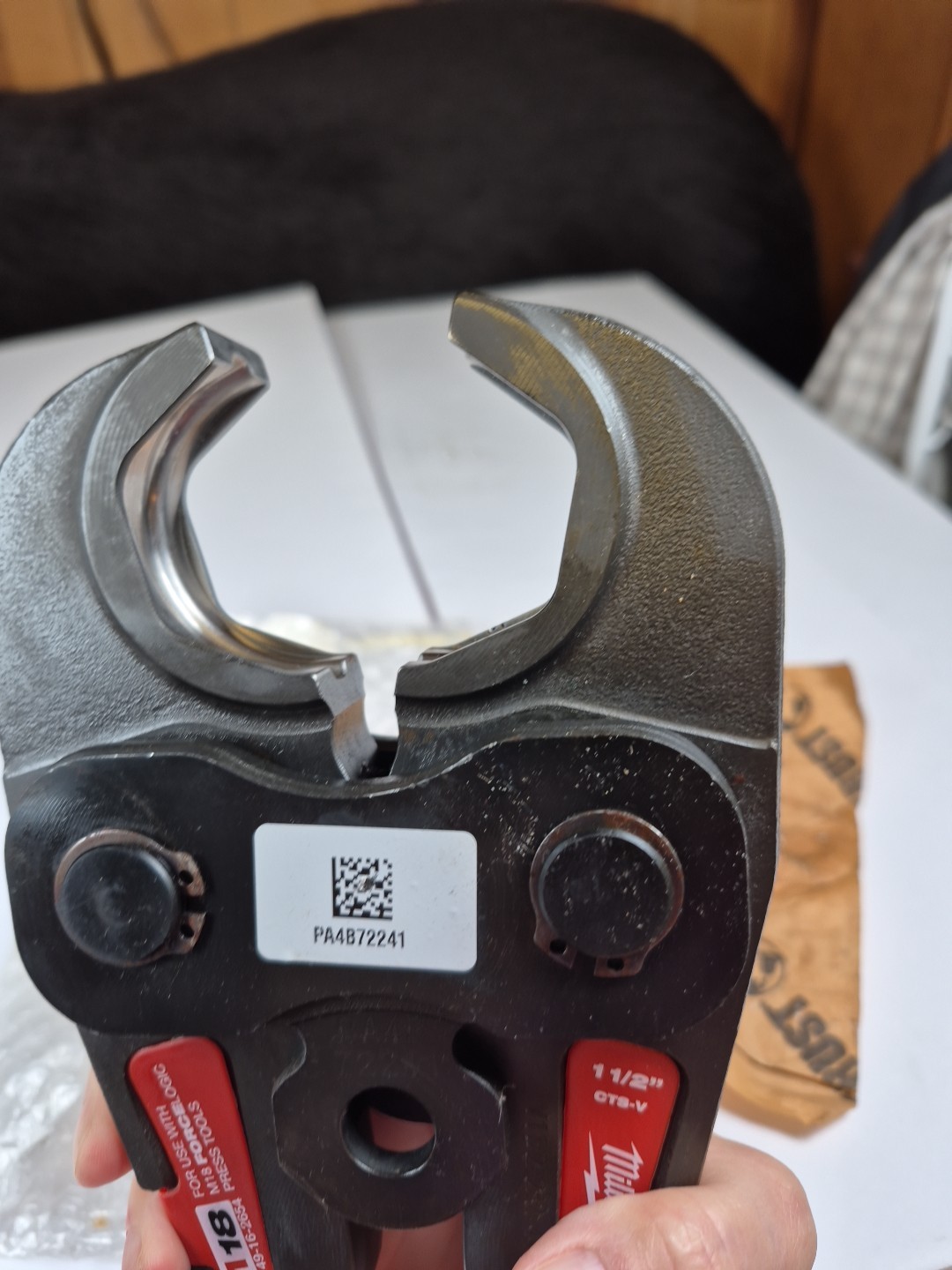 Milwaukee 49-16-2654 1-1/2" CTS-V Press Jaw For M18 Forcelogic Press Tools New