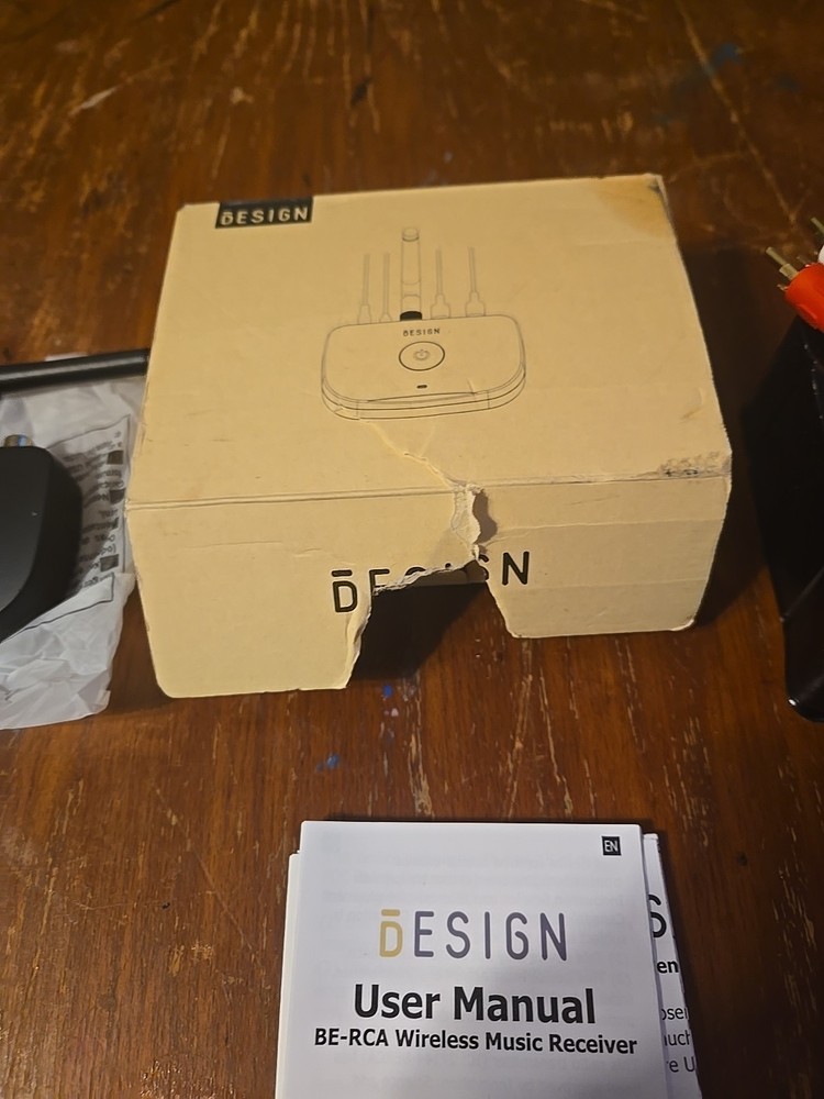 BE-RCA Pro Long Range Bluetooth Adapter for Bluetooth Music Streaming Black