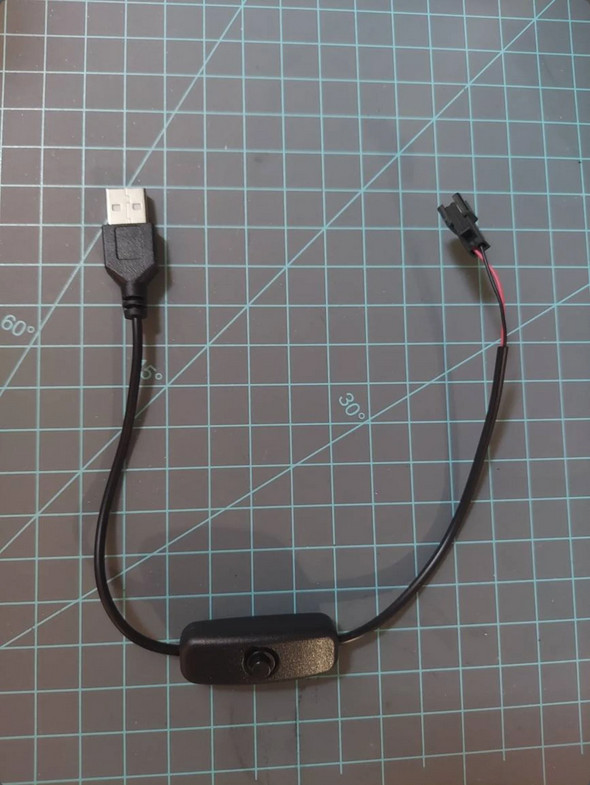 USB to Female Connector With On Off Switch
