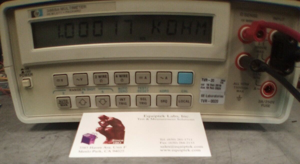 HP 3468A Multimeter CALIBRATED! Excellent Condition