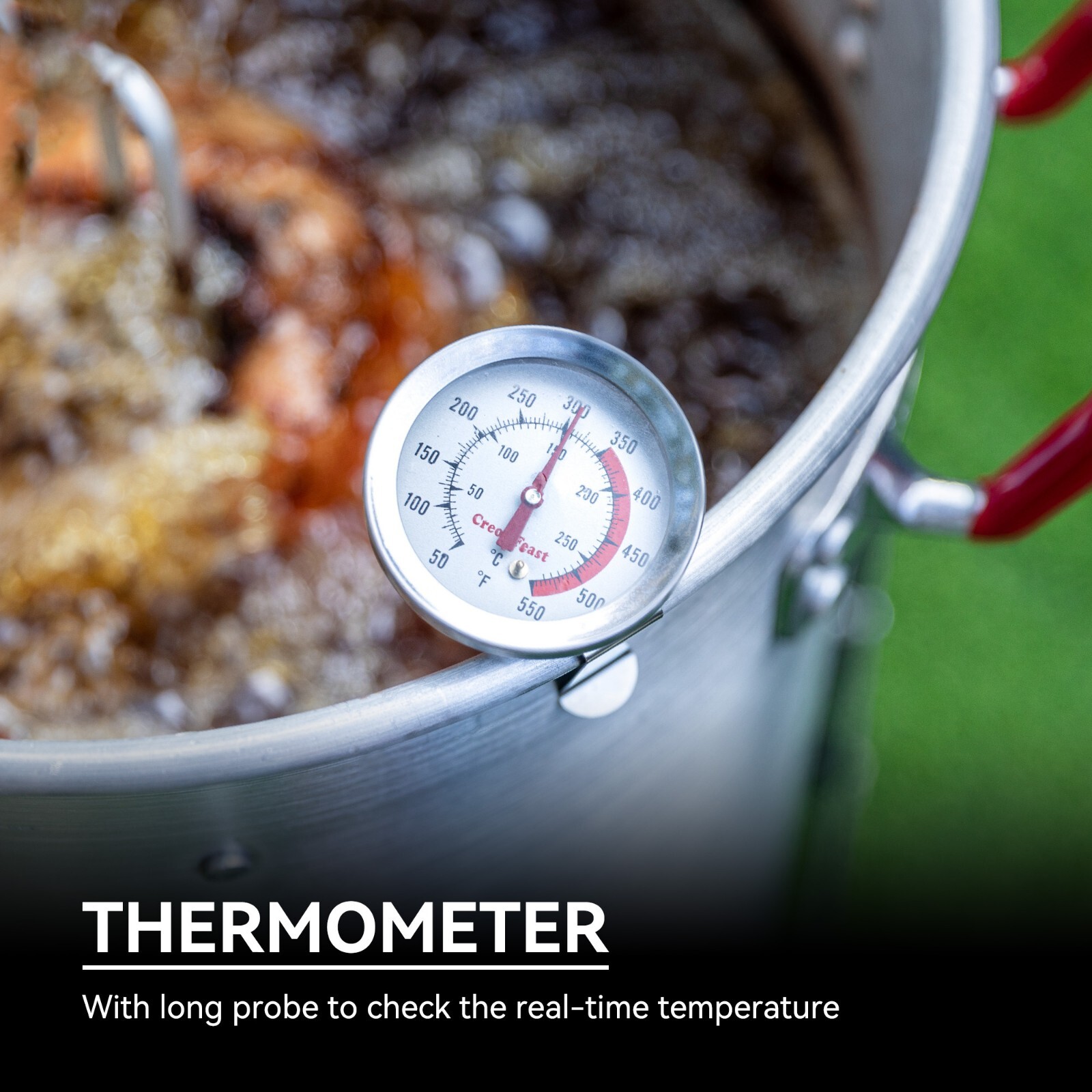 Creole Feast 30 Qt. Turkey Deep Fryer Pot Outdoor BBQ Cooker Thanksgiving Day