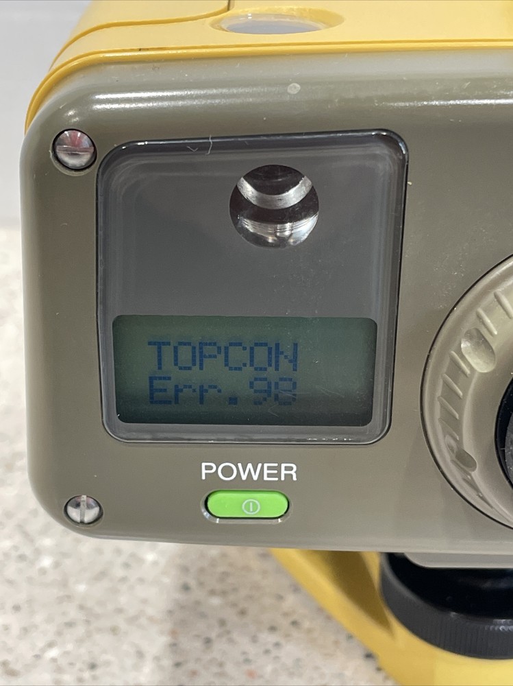 Topcon DL-101C Electronic Digital Level with Battery Pack DB-31 and Case