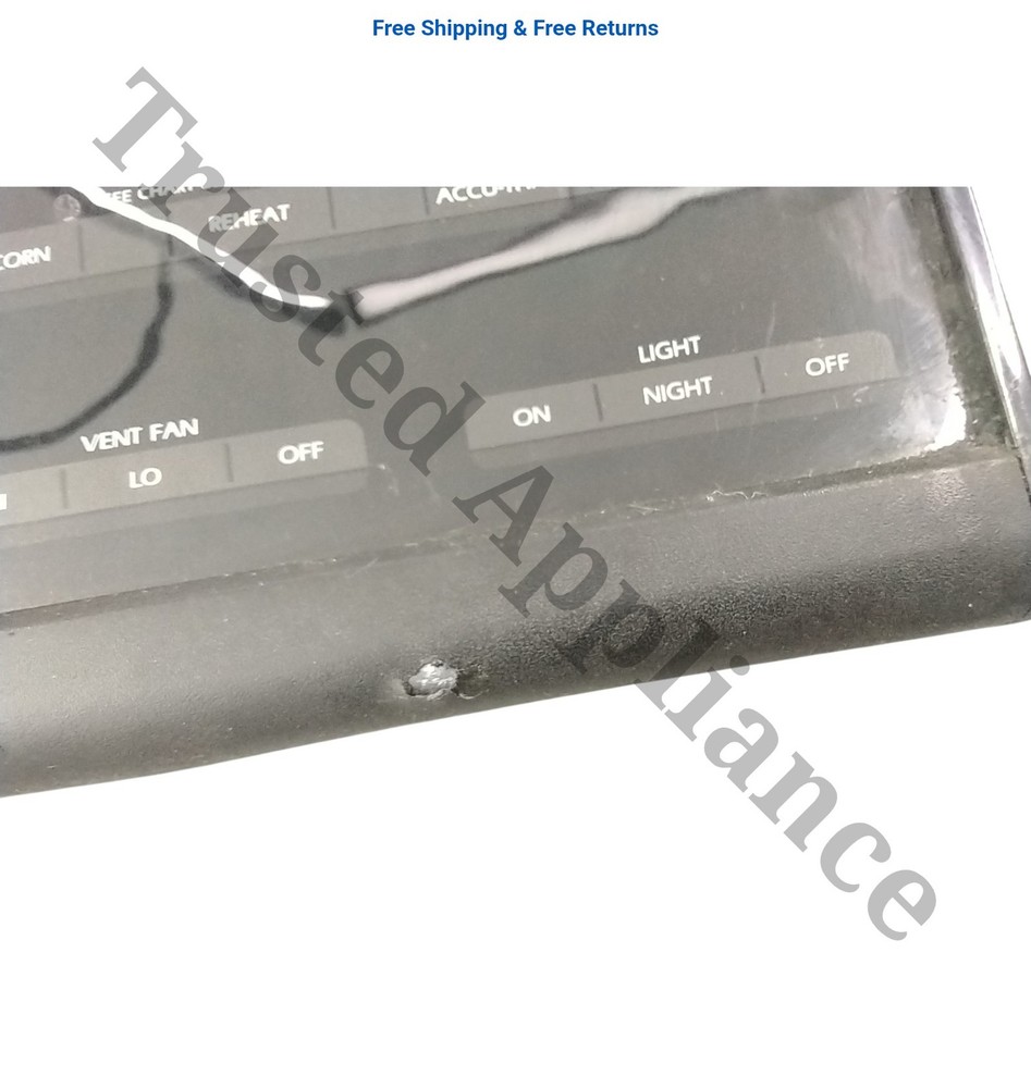 Microwave Control Panel Console 9407230128 Black