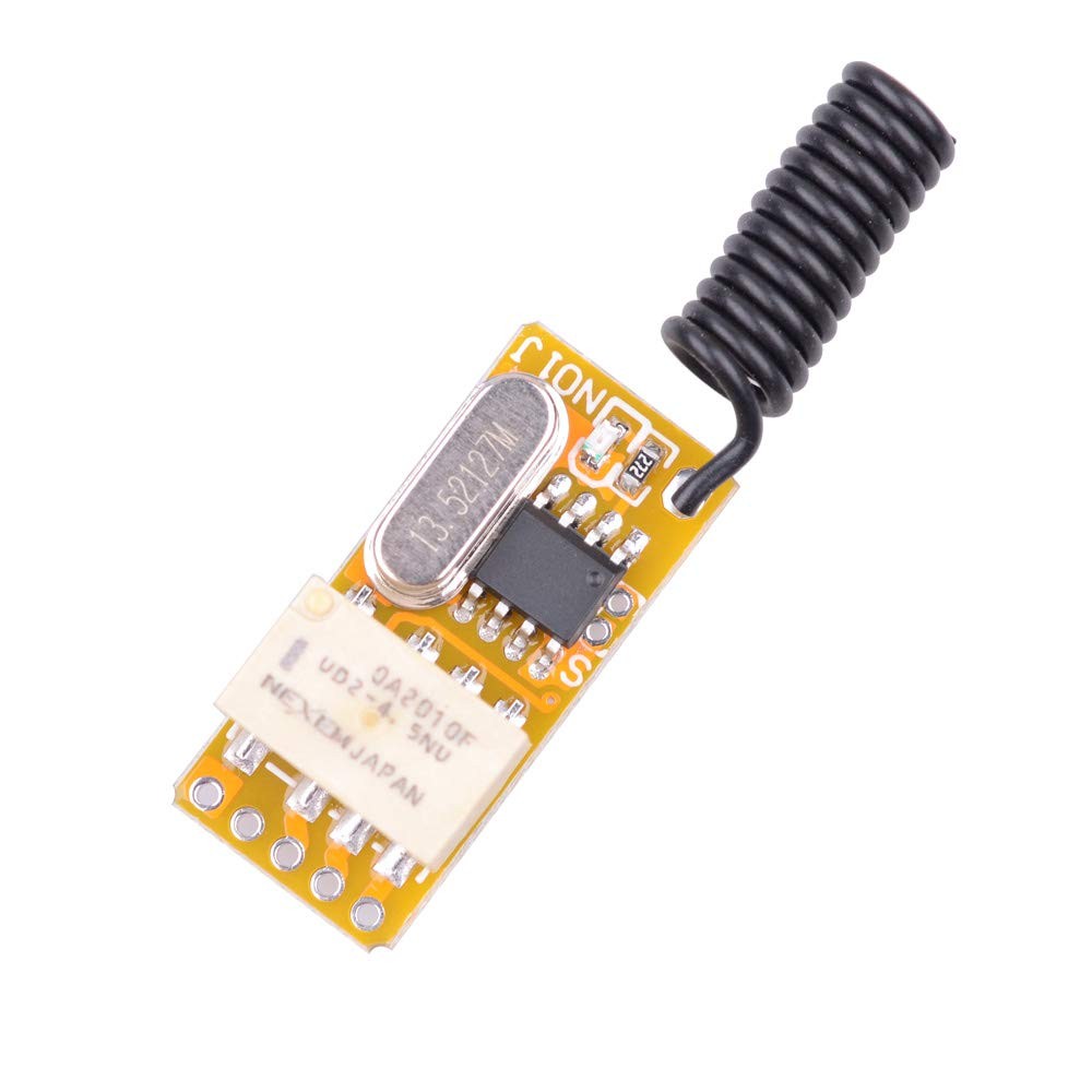 DC 3.7V - 12V 5V Mini Size Relay Remote Control Switch, 433Mhz Wireless RF...