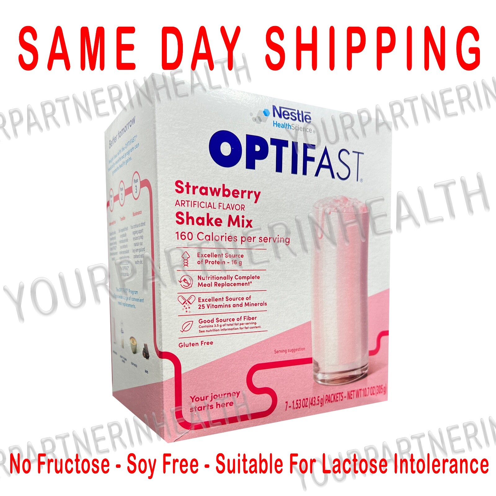 OPTIFAST POWDER SHAKES | VANILLA | 70 SERVINGS | MIX | NEW FORMULA