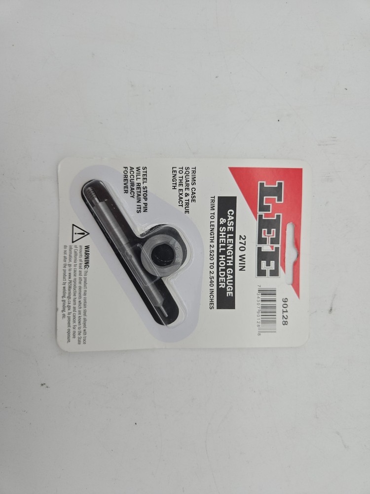 Lee 90221 Case Length Gauge & Shell Holder 270 WIN