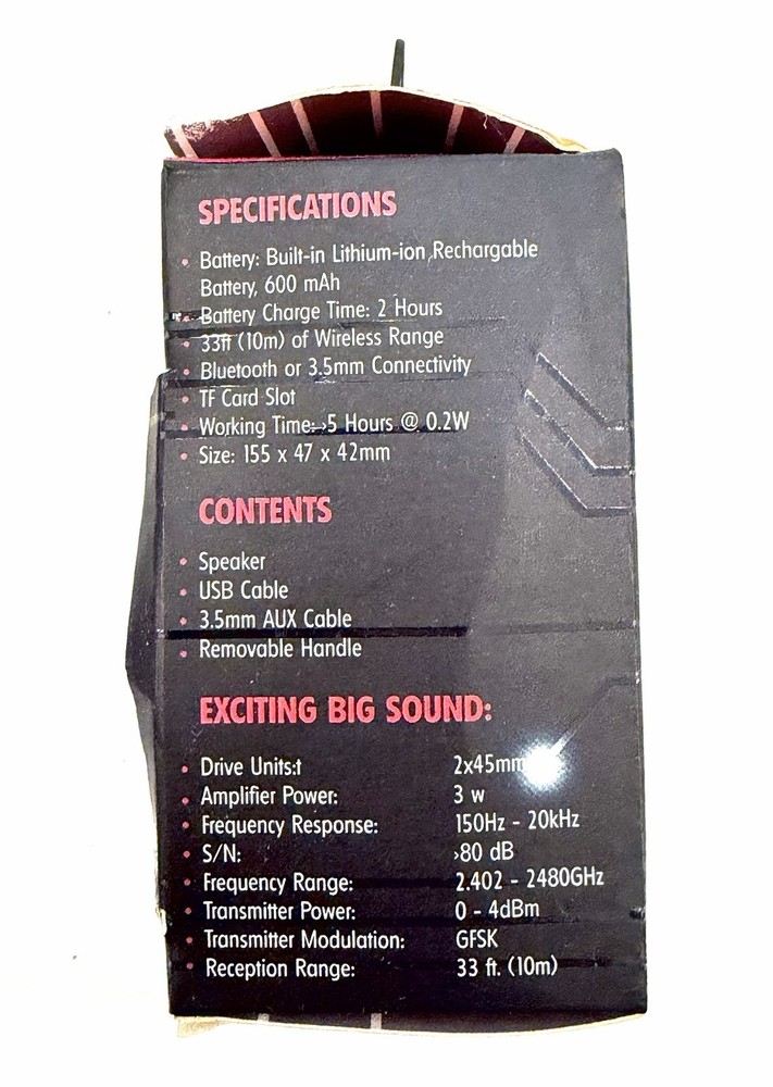 Giga Box Kapas Portable Speaker - iPhone Android