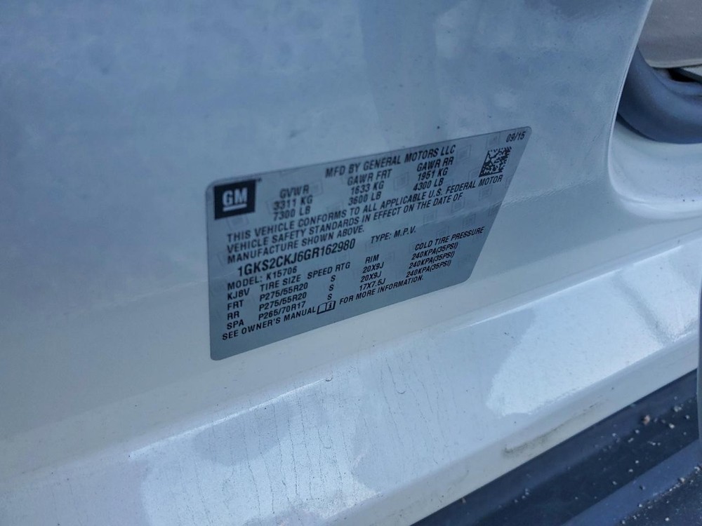 Used Blind Spot Detection System Warning Control Module fits: 2016 Gmc Yukon Dri
