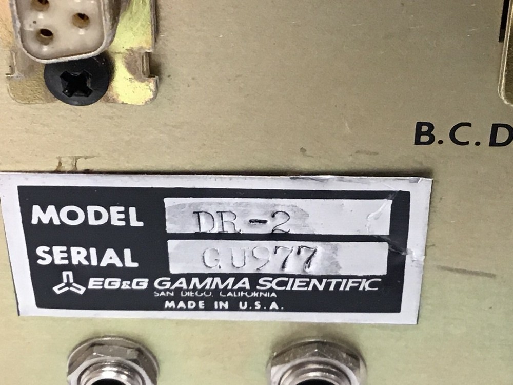 EG&G Gamma DR-2 Digital Radiometer