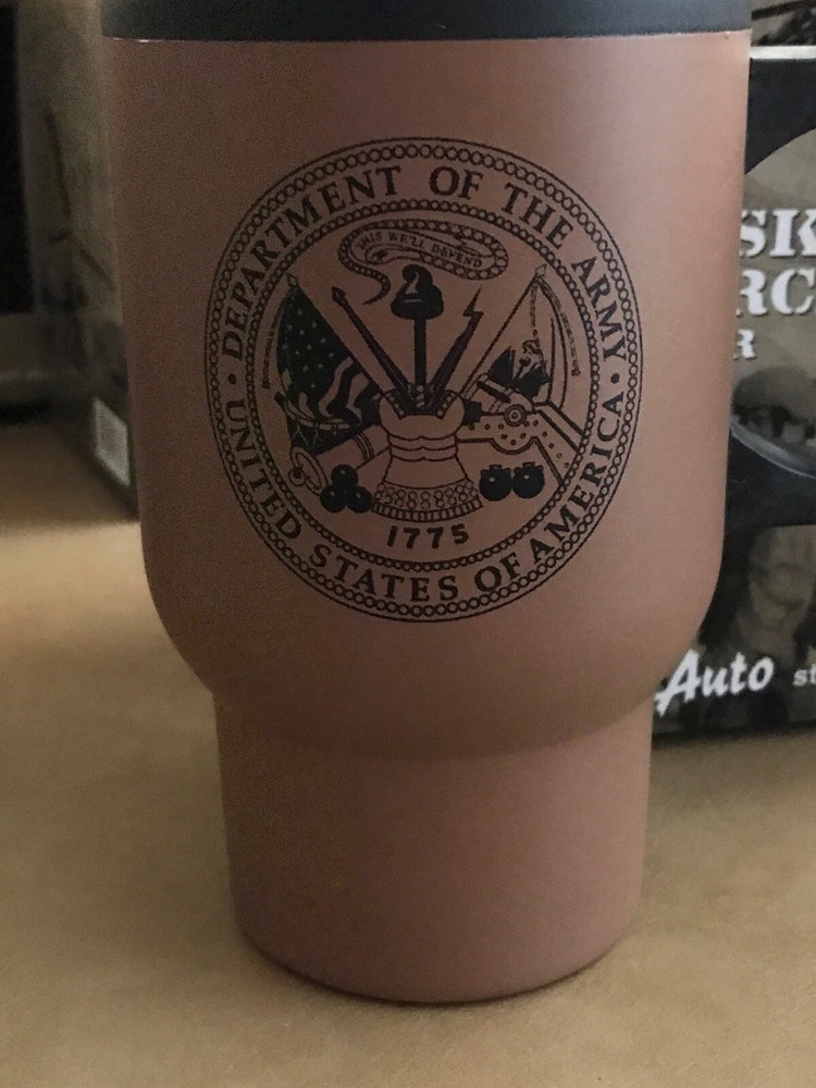 ARMY Operation Enduring Freedom 16 oz Stainless Coffee Mug Security Task Force