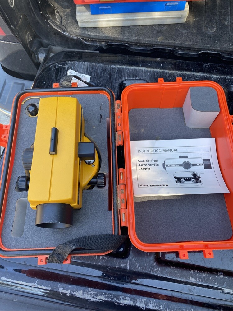 CST/Berger 24x SAL Series Automatic Construction Level Hard Case & Manual