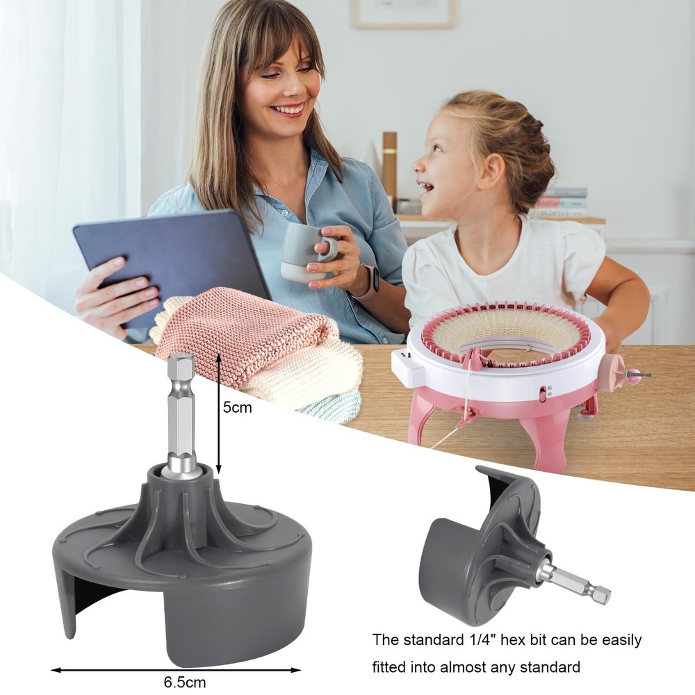 Knitting Machine Adapter Quick Knit Replaceable Crochet Machine Adapter with ...