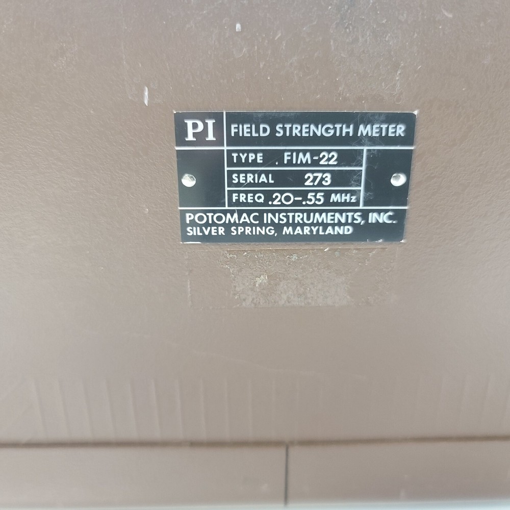 Potomac Instruments FIM-22 Field Strength Meter