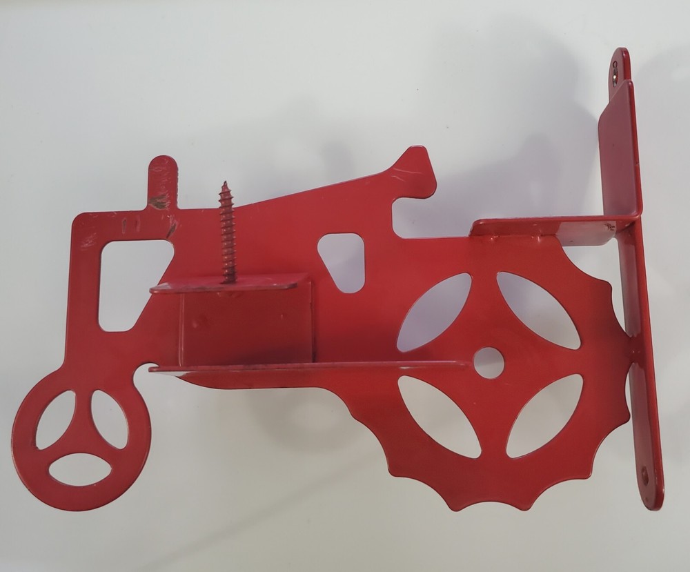 Stokes Select Tractor Corn Cob Feeder, Red, Powder-Coated, Post Mounting