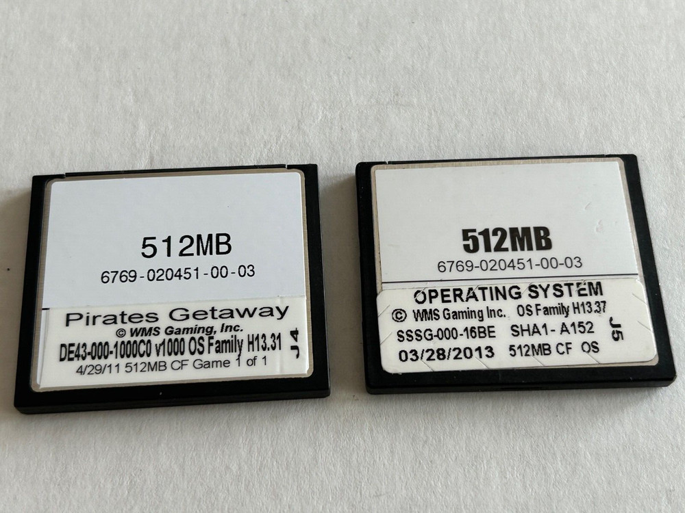 WMS  BB1 PIRATES GETAWAY SOFTWARE