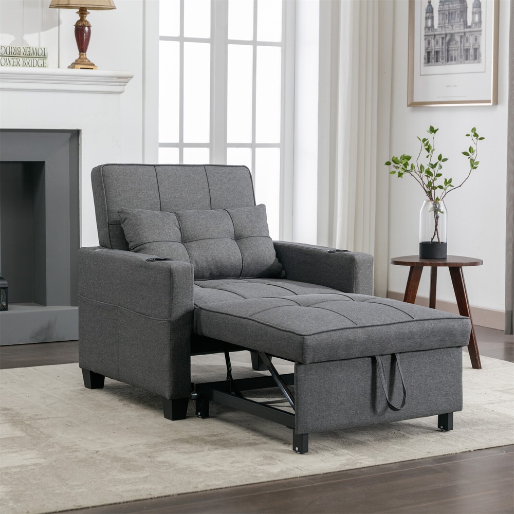Convertible Sleeper Sofa Bed 3in1 Multi-Function Folding Sofa Bed with USB Ports