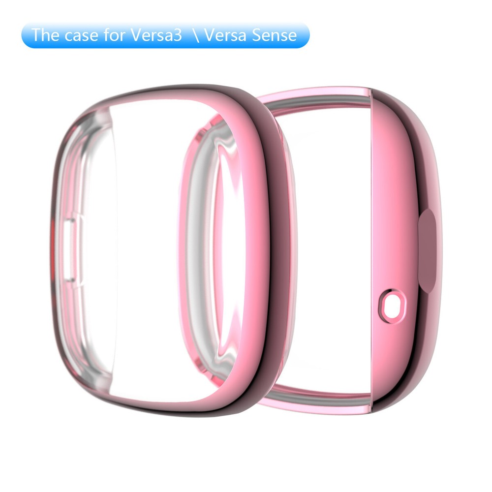 For Fitbit Versa 3 Fitbit Sense Screen Protector Soft TPU Case Full Body Cover