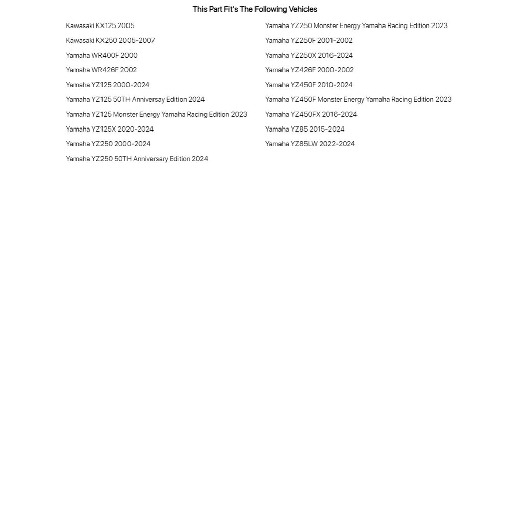 Tusk Clutch Perch Black For YAMAHA YZ450F 2010-2023