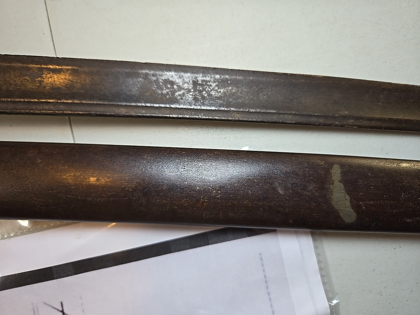 Civil War Model 1850 Foot Officers Sword with Scabbard, Used