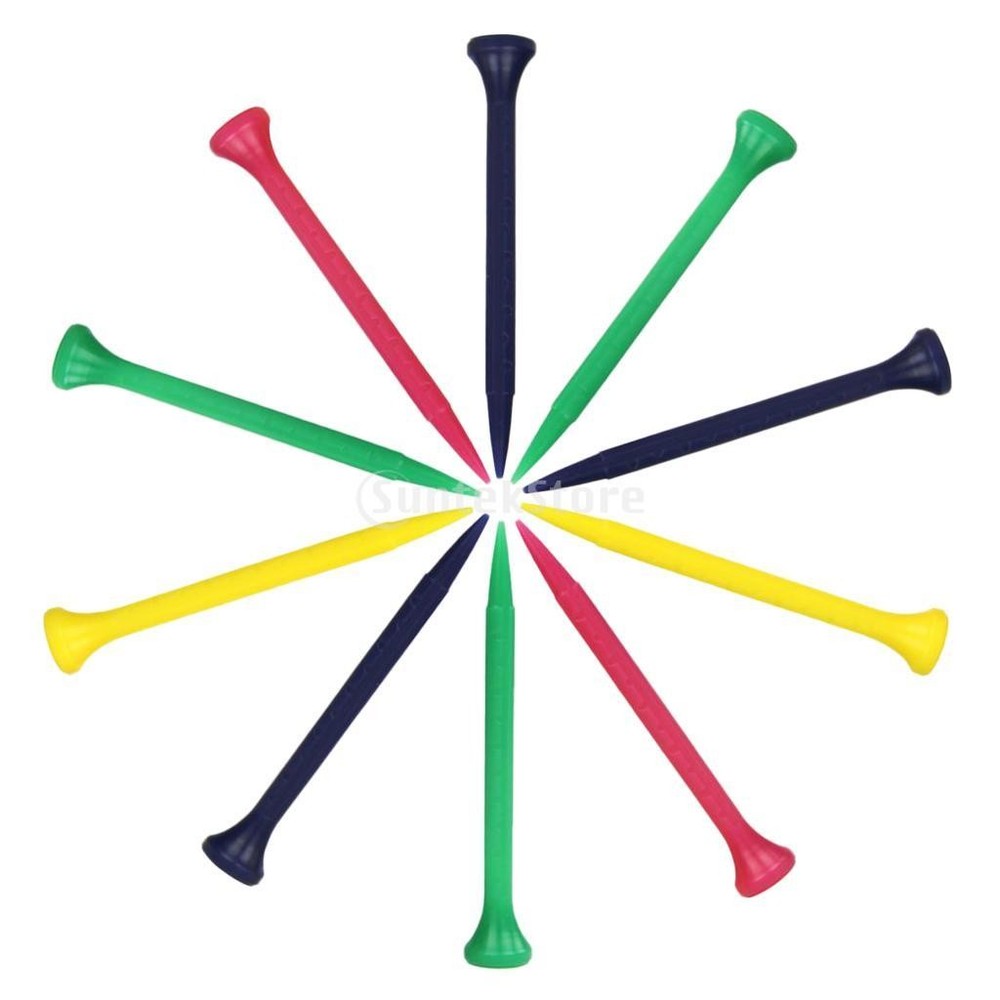 10 Pcs Professional golf professional tees Plastic Tee