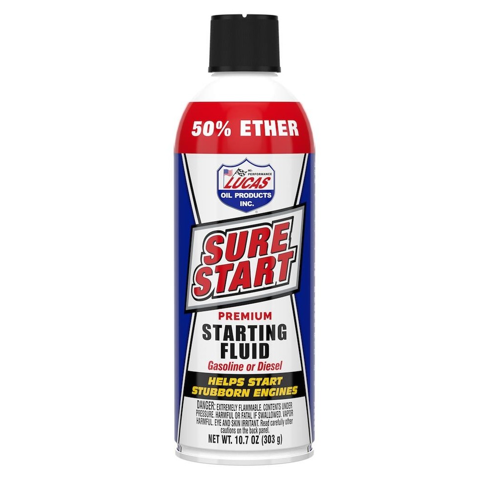LUCAS OIL 11238 SURE START STARTING FLUID 50% ETHER