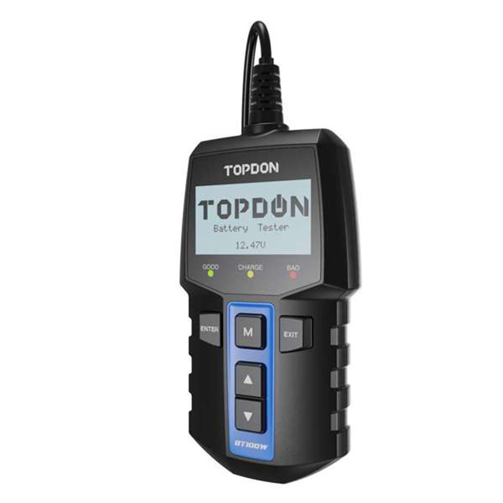 Topdon BT100W - Bluetooth 12V Battery & System Tester