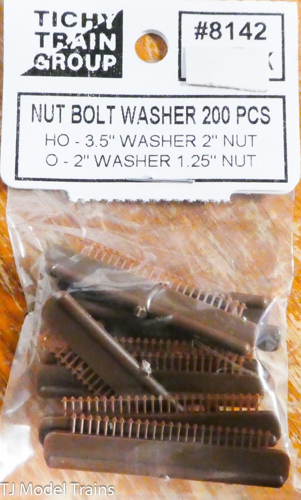 Tichy Train Group  HO #8142 Nut Bolt Washer