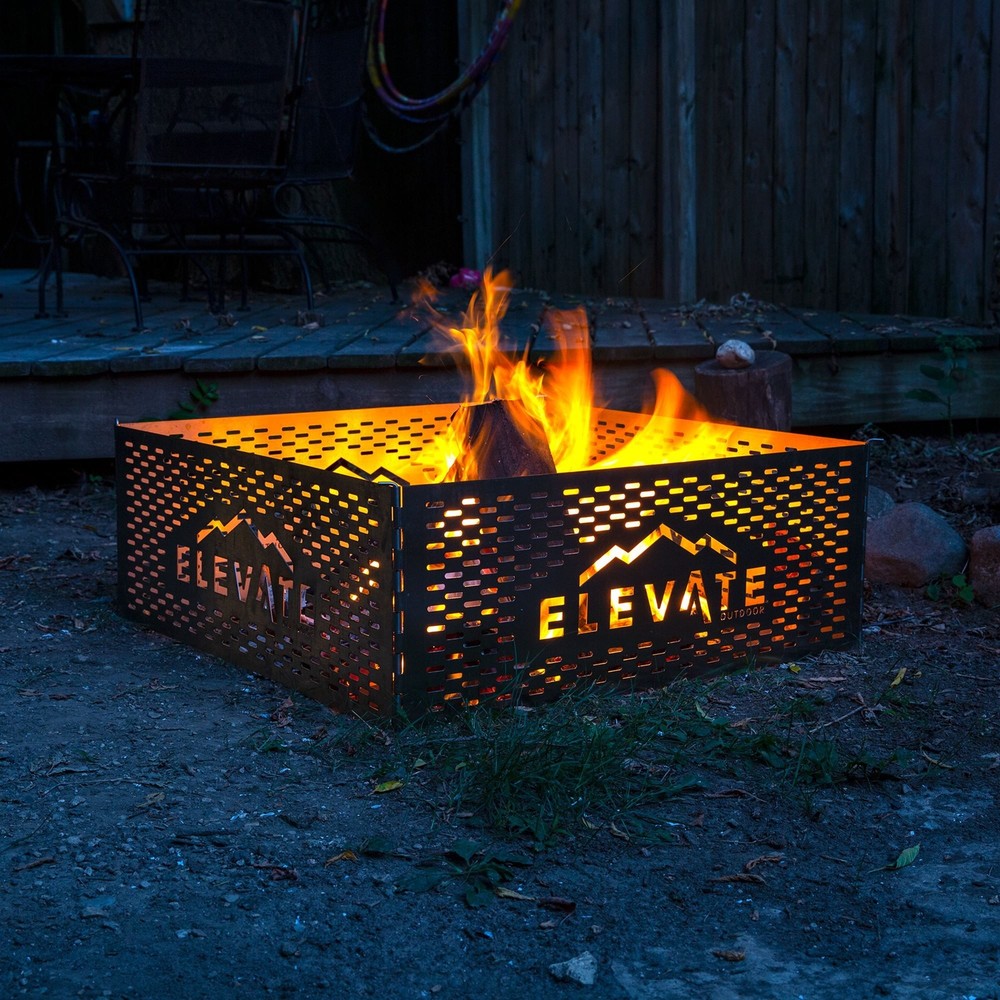 Elevate Outdoor Stainless Steel Fire Pit