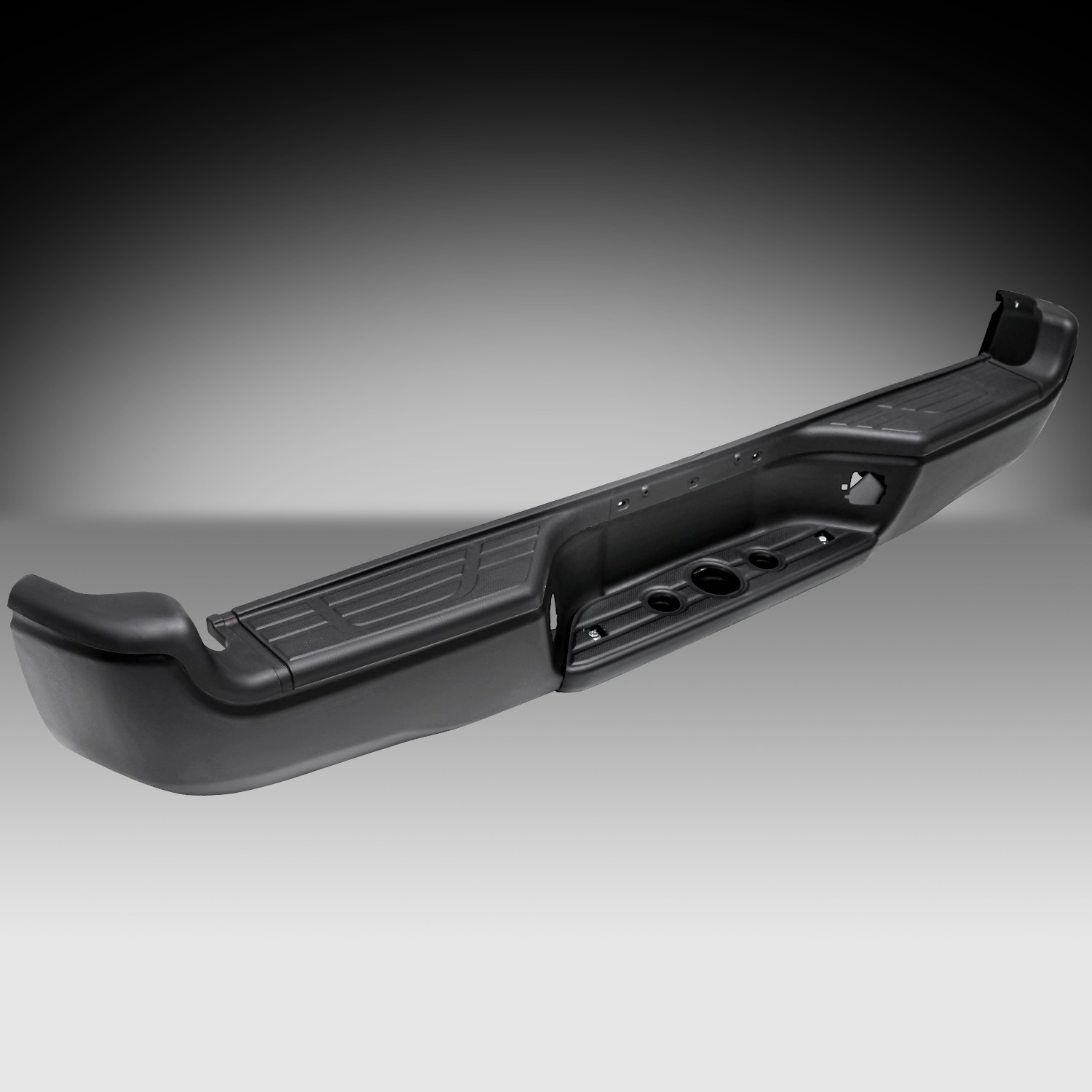 Black For 2005-2015 Toyota Tacoma Pickup Rear Step Bumper Assemblys 05-15