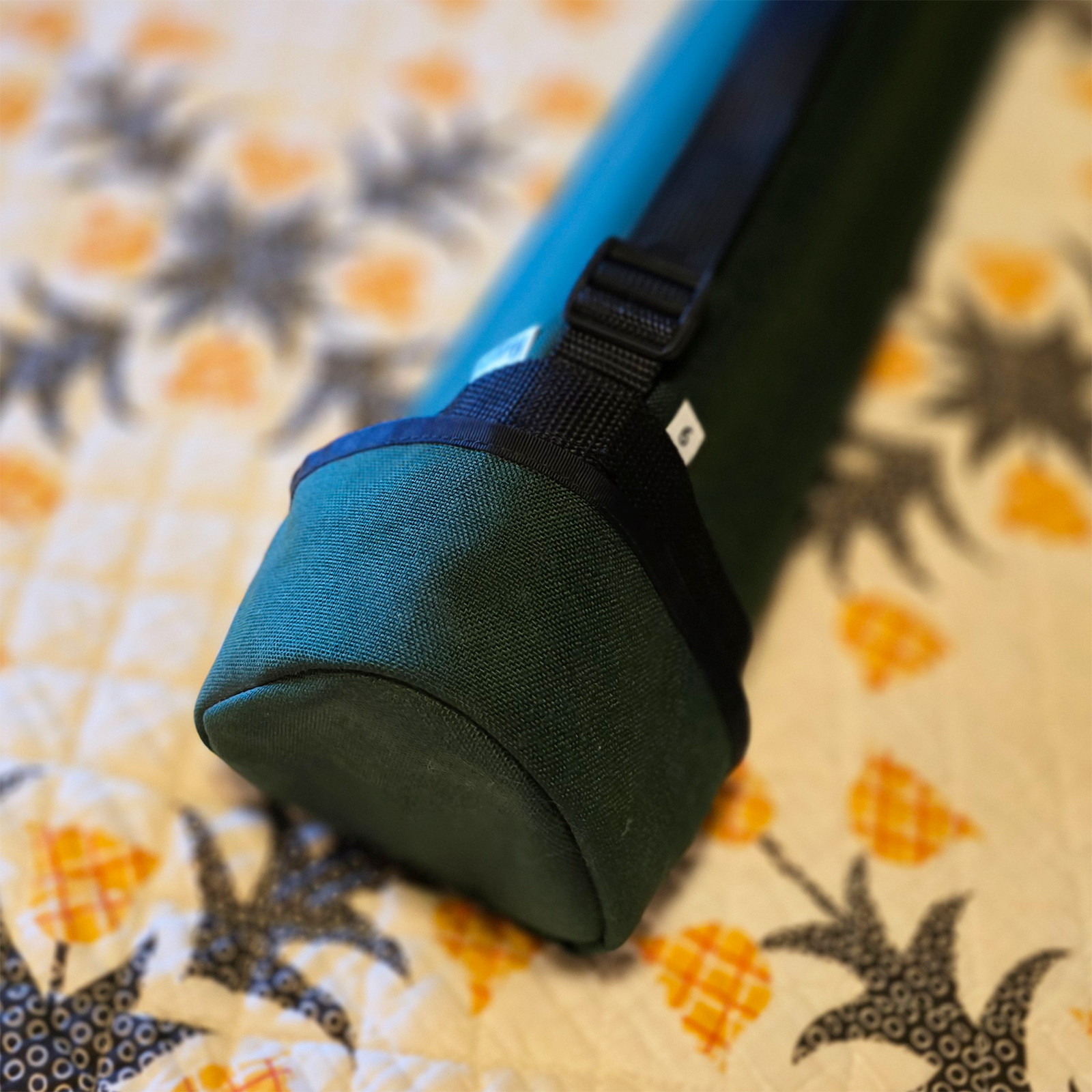 HARDING & SONS 3/Three-Rod Fly Fishing Rod Case Canvas Over Hard PVC NEAR MINT!