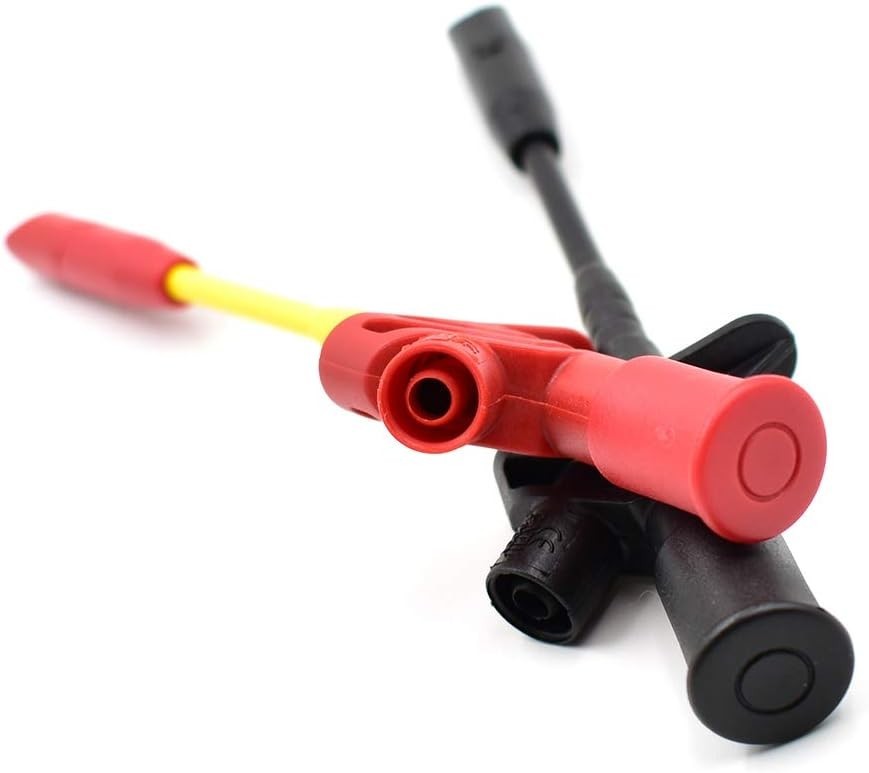 2Pcs Insulation Wire Piercing Probe Clip Test Lead Kit Multimeter Test Probes...