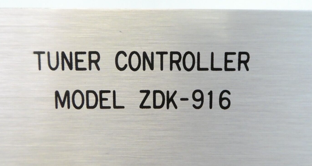 Pearl Kogyo ZDK-916 RF Power Generator Tuner Controller Working Surplus