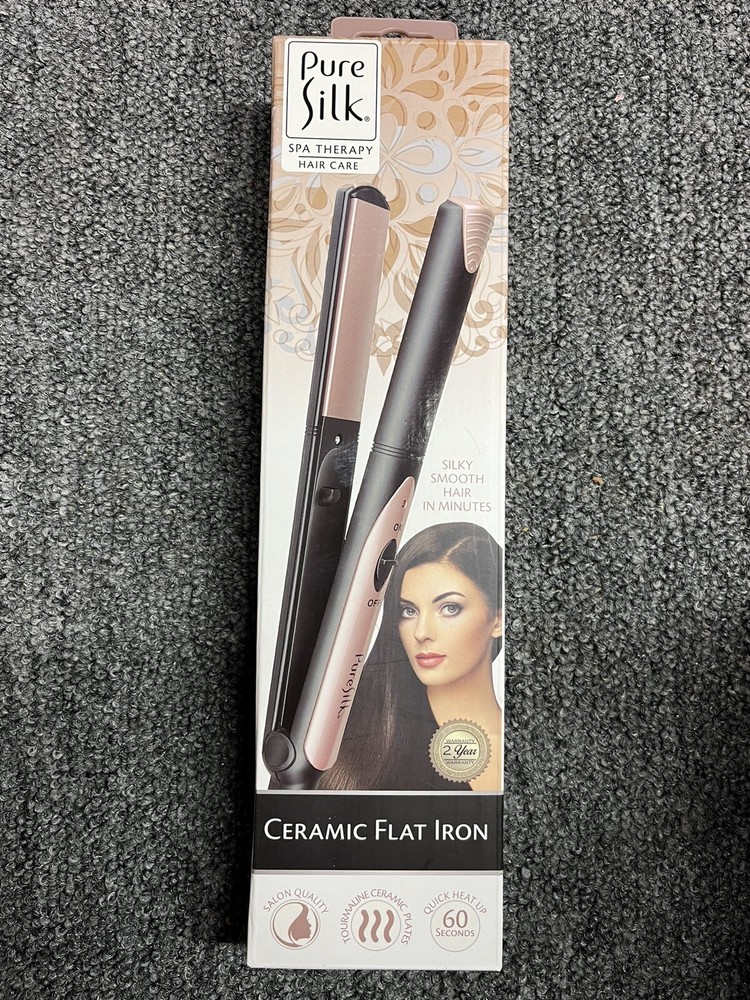 Pure Silk Compact Ceramic Flat Iron(CPH19007) BRAND NEW