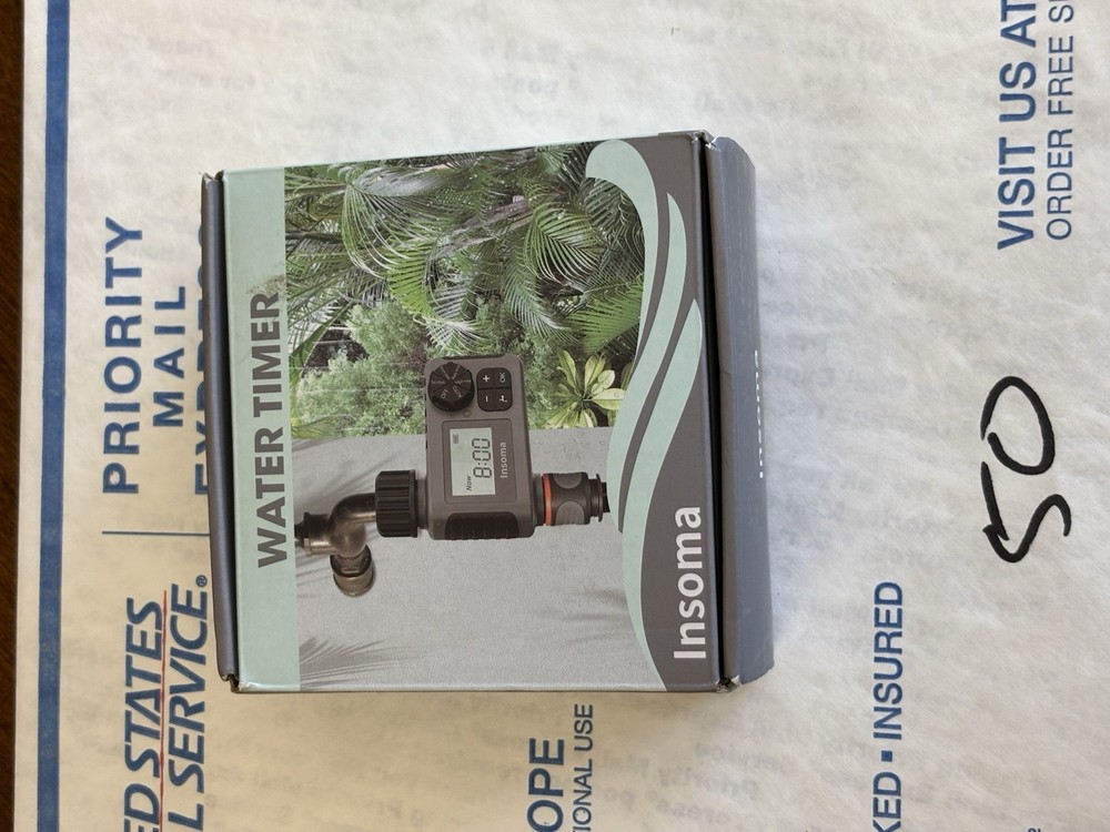Insoma SGW05 - Irrigation Timer Sprinkler Water Timer Programmable