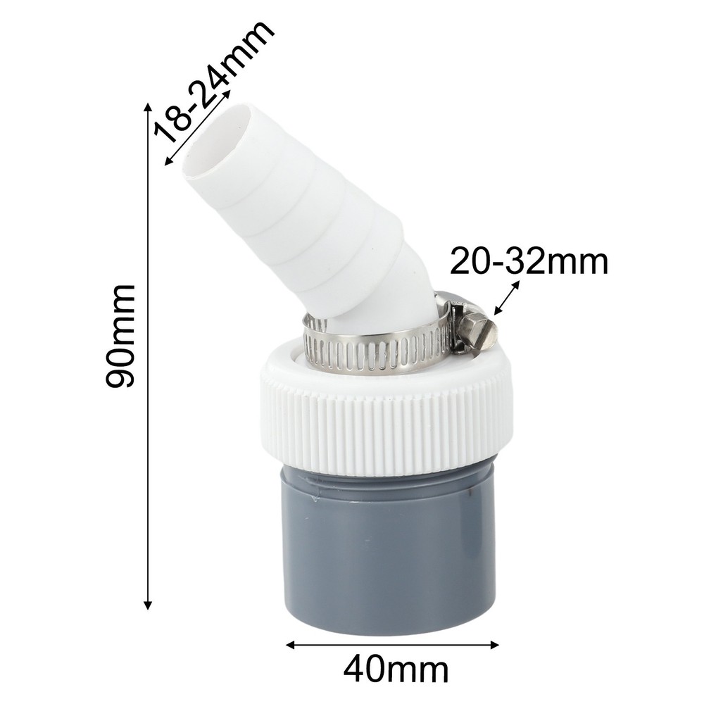 Quick Connect Drain Adapter for Washing Machine Input 1824MM 40MM Pipe
