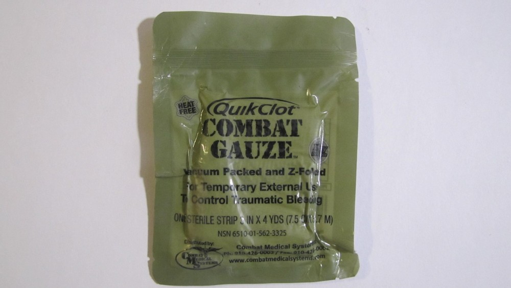 quikclot combat gauze