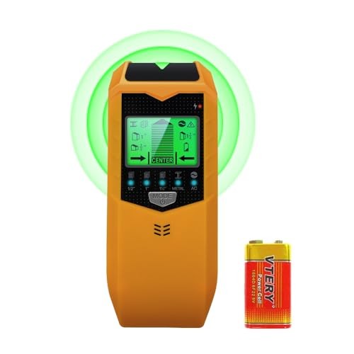 Stud Finder Wall Scanner, 5 in 1 Stud Detector with HD LCD Display for Center