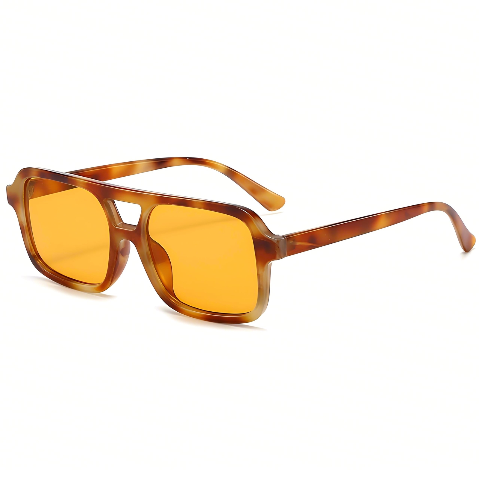 Kursan Retro Square Aviator Sunglasses for Women Men Vintage Trendy Rectangle...