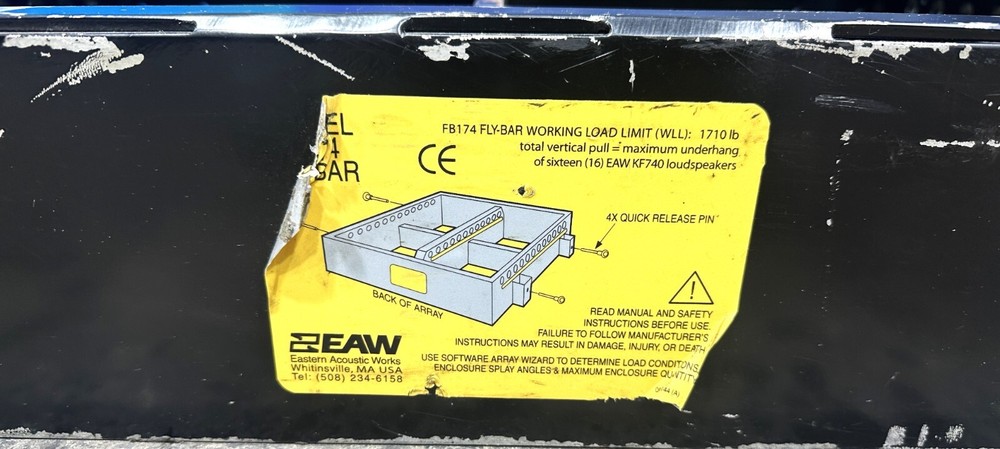 EAW FB 174 KF740 Flybar #509 (One) (TRUEHEARTSOUND)