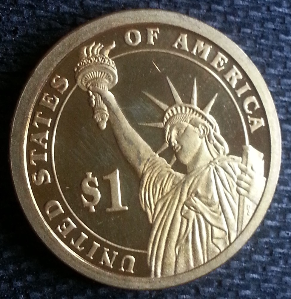 2012 S Benjamin Harrison Presidential Proof Dollar