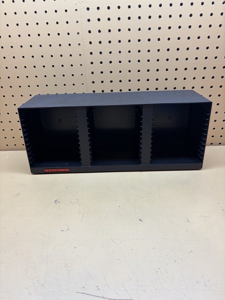 Laserline Wall Or Tabletop 36 CD Storage Holder Rack 30 Single CD 3 Double CD
