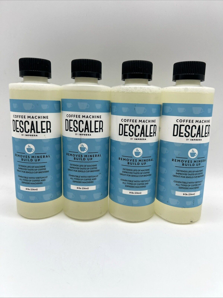 Keurig Descaler (2 Uses Per Bottle) Universal Descaling Solution 4 Pack