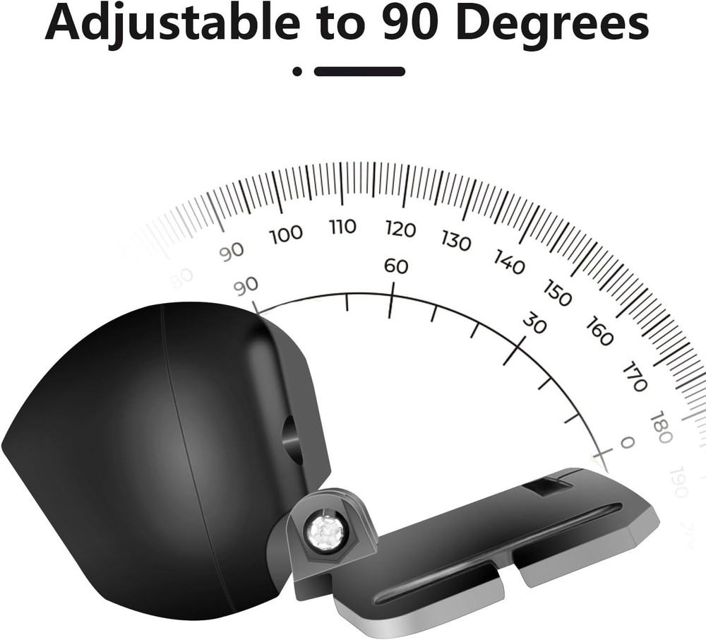 Rechargeable Waterproof Headlamp - Adjustable 90° Light with Motion Sensor