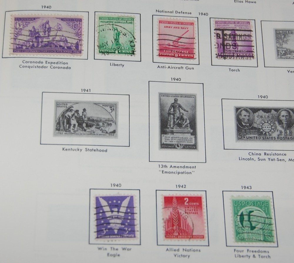 Vintage - Whitman United States of America Stamps Album - 1847-1966-collector