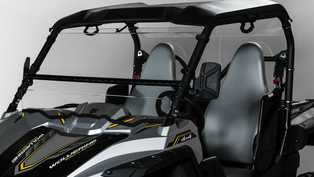 TERRARIDER YAMAHA WOLVERINE TILTING UTV WINDSHIELD - AR 1/4"